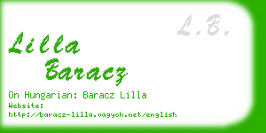 lilla baracz business card